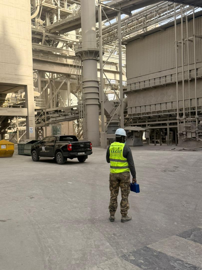 SECCO intervient également dans les grandes cimenteries du Sénégal